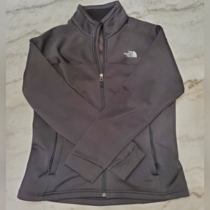 North Face Black Zip Up Sweatshirt